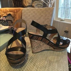 Franco Sarto wedge sandals